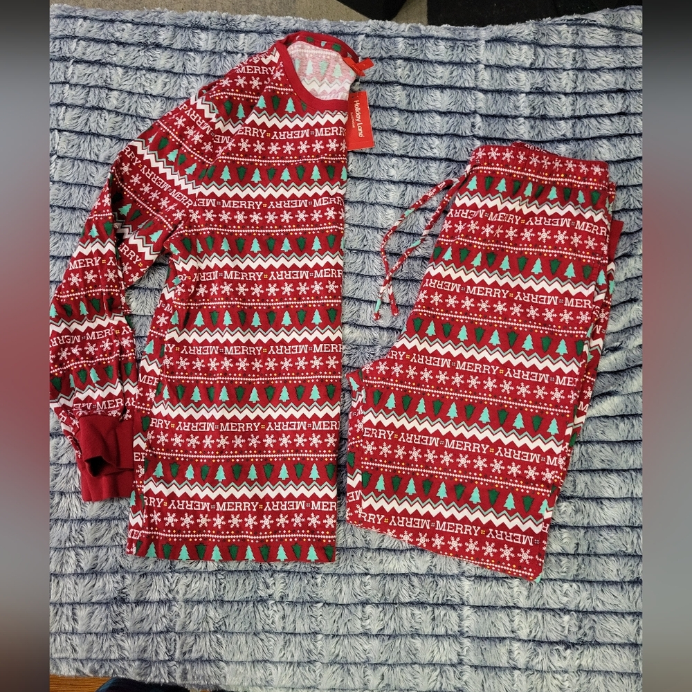 Nwt Holiday Lane Mens Pajama Set Size Large